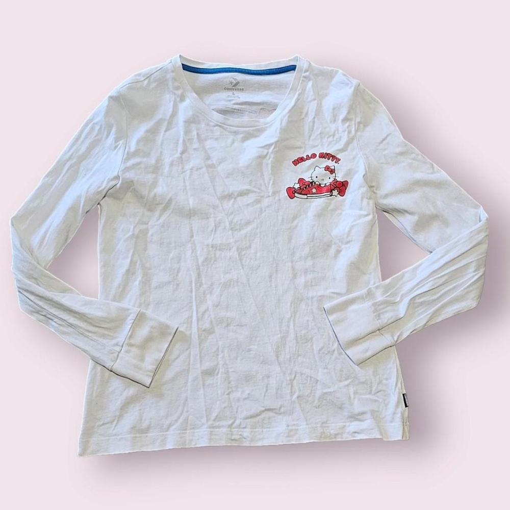 Hello Kitty x Converse white long sleeve